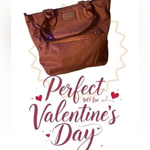 Dana Buchman Elegant tan Tote with Front Pocket